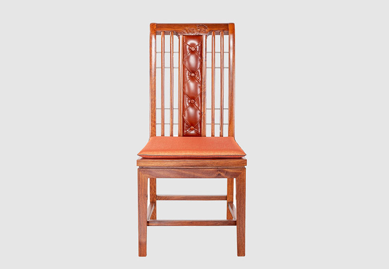 王益芙蓉榭中式实木餐椅效果图
