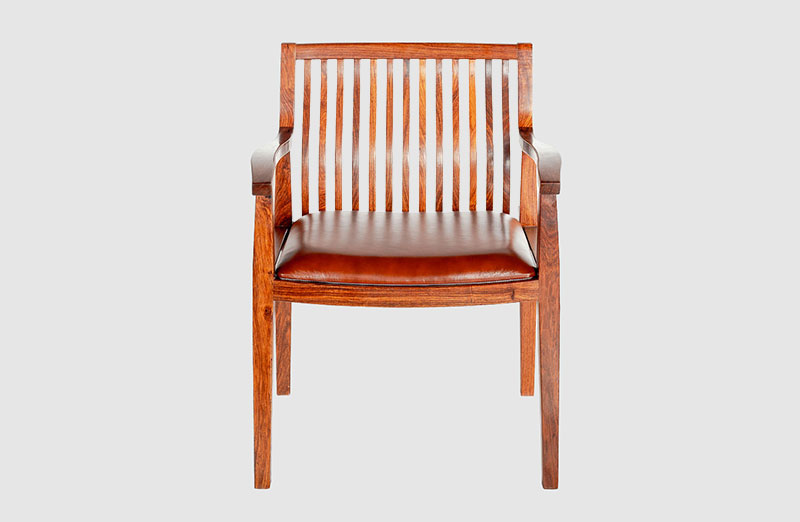 王益中式实木大方椅家具效果图