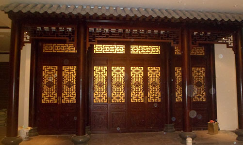 王益传统仿古门窗浮雕技术制作方法