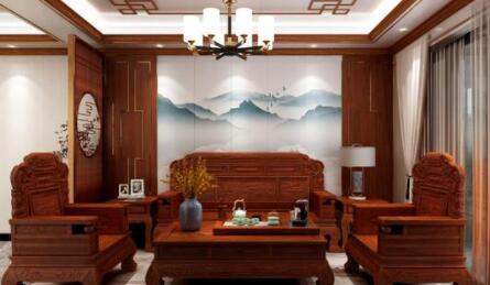 王益如何装饰中式风格客厅？